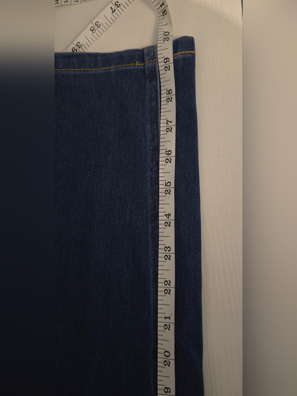 Halara Flex Asymmetric HW Washed Casual Baggy Jeans In Estate Blue Denim - Picture 12 of 14